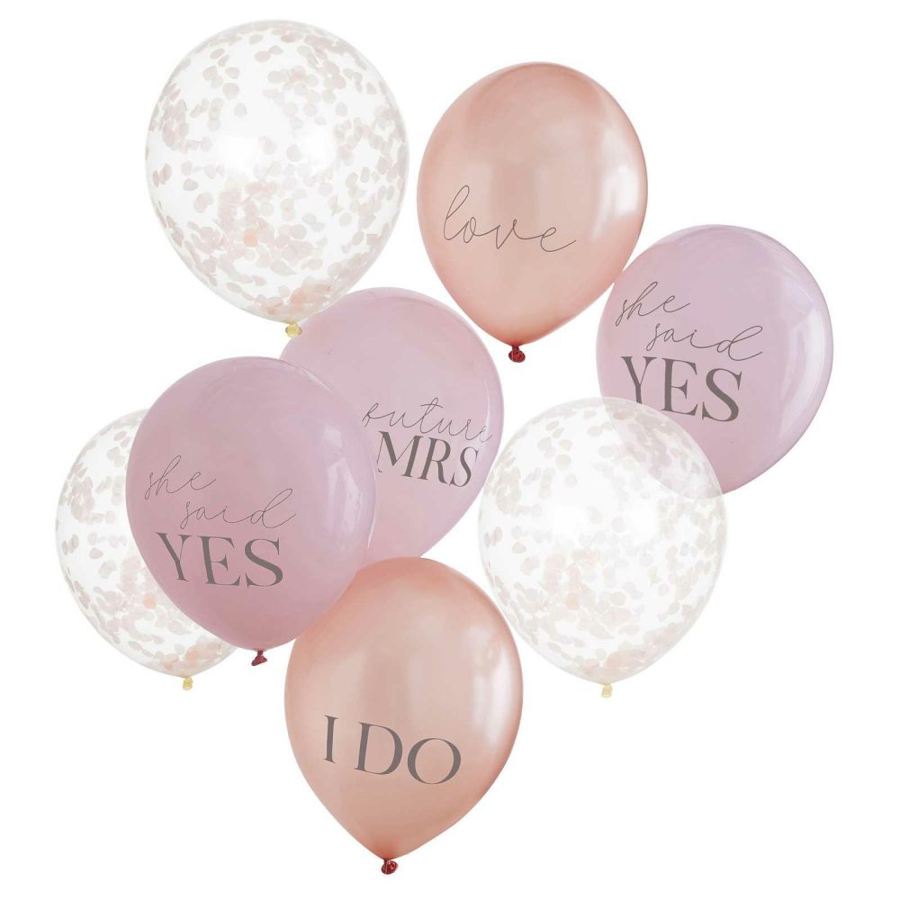 Latex Balloons |   Mixed Pack Of Bachelorette Party Balloons Balloons Confetti Balloons