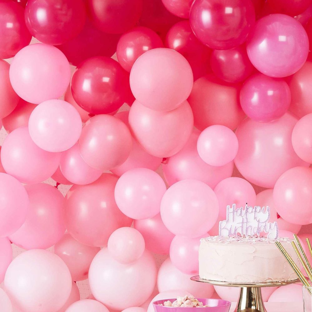 Latex Balloons |   Ombre Pink Balloon Wall Decoration Balloon Arches Balloon Arches