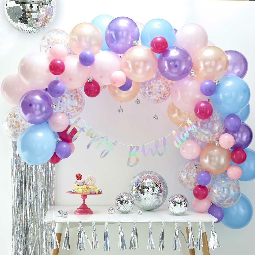 Latex Balloons |   Pastel Balloon Arch Kit Balloon Arches Balloon Arches