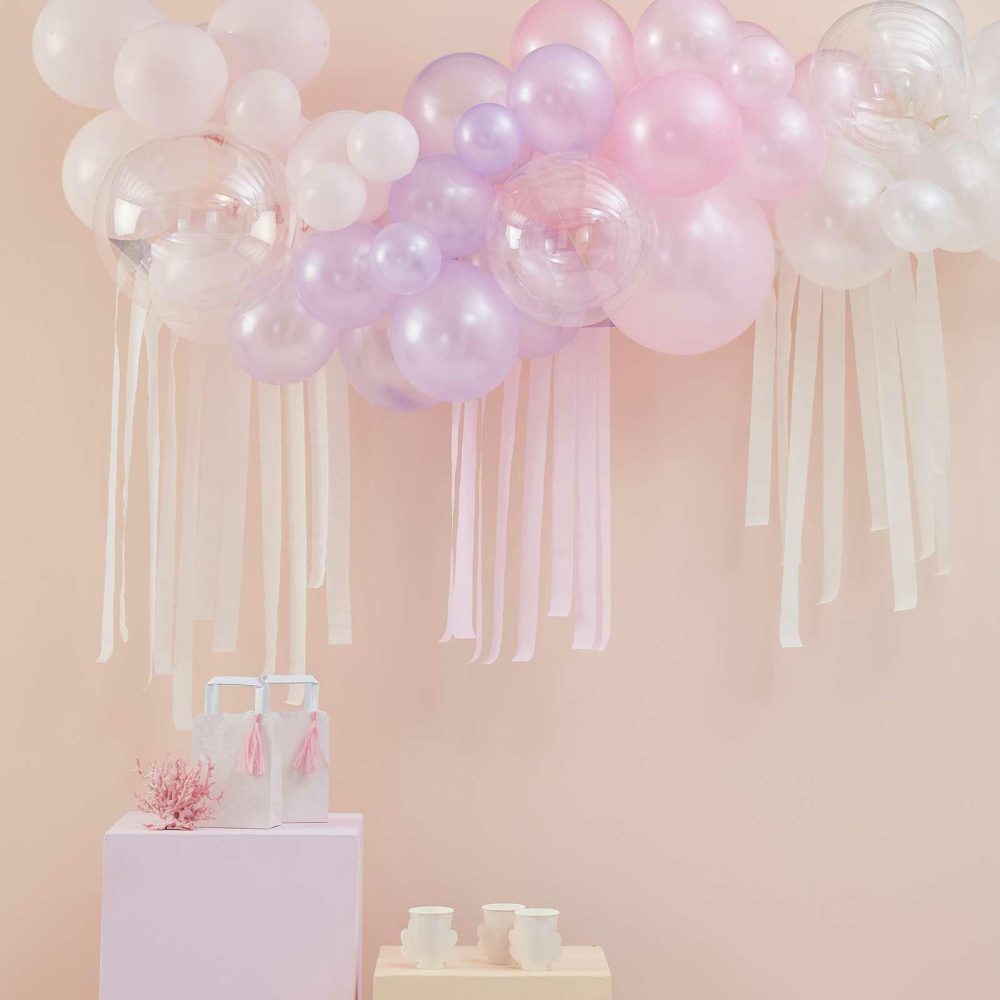 Latex Balloons |   Pastel, Pearl & Ivory Balloon Arch Kit Balloon Arches Balloon Arches