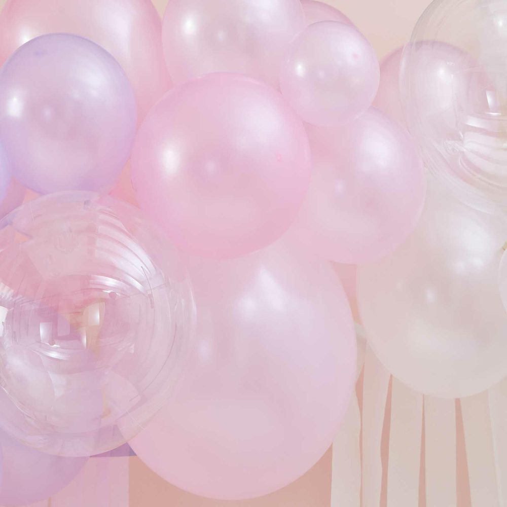 Latex Balloons |   Pastel, Pearl & Ivory Balloon Arch Kit Balloon Arches Balloon Arches