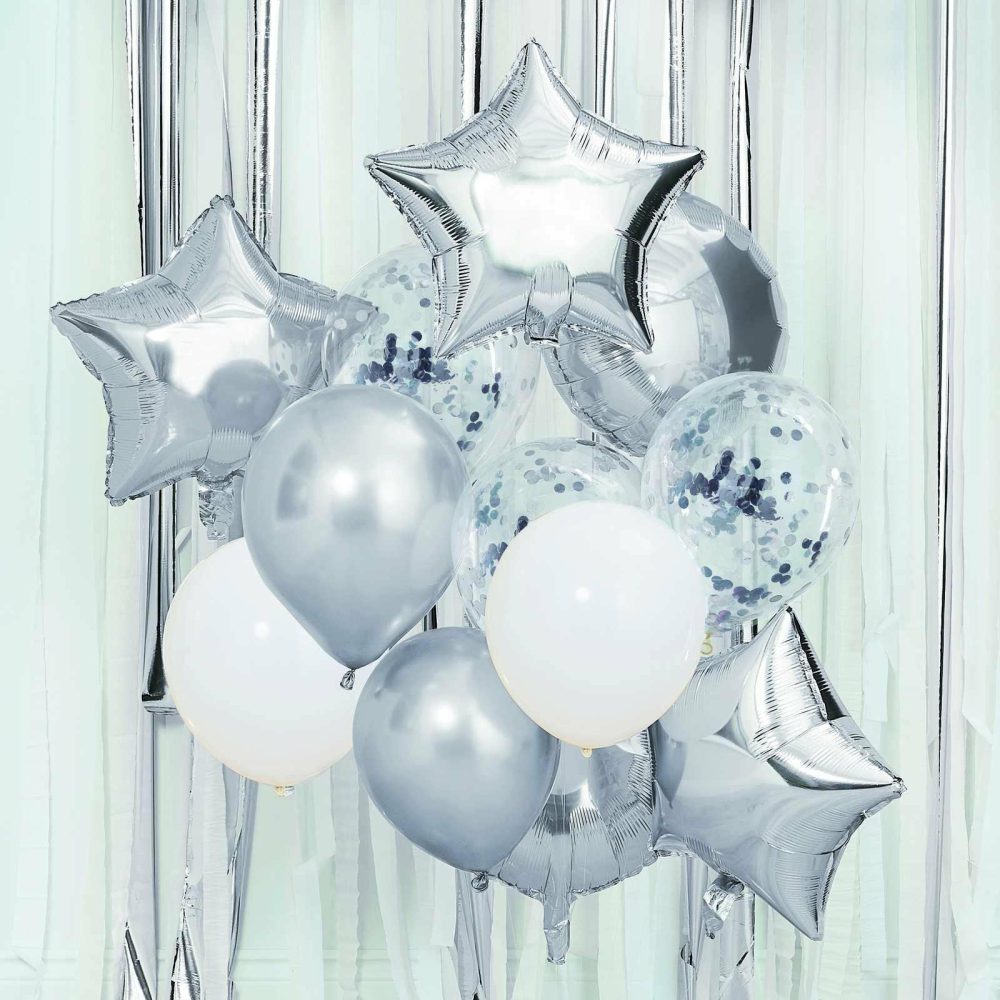 Letter Balloons |   Silver Graduation 2024 Balloon Bundle Balloons Foil Balloons