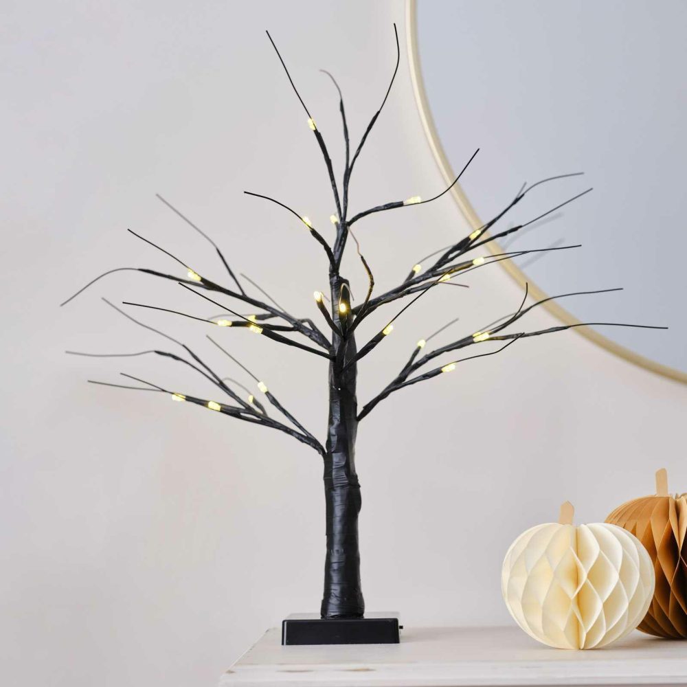 Lighting |   Black Light Up Halloween Tree Decoration Lighting