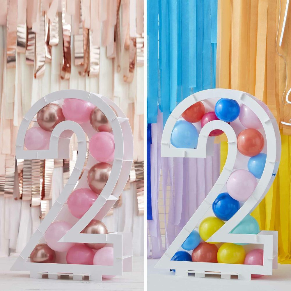 Number Balloons |   Balloon Mosaic Number Stand 2 Balloon Mosaic Stands Balloon Mosaic Stands