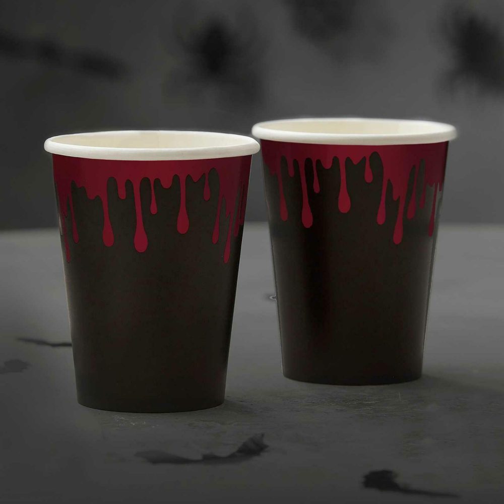 Paper Cups |   Blood Drip Halloween Party Paper Cups Paper Cups Paper Cups