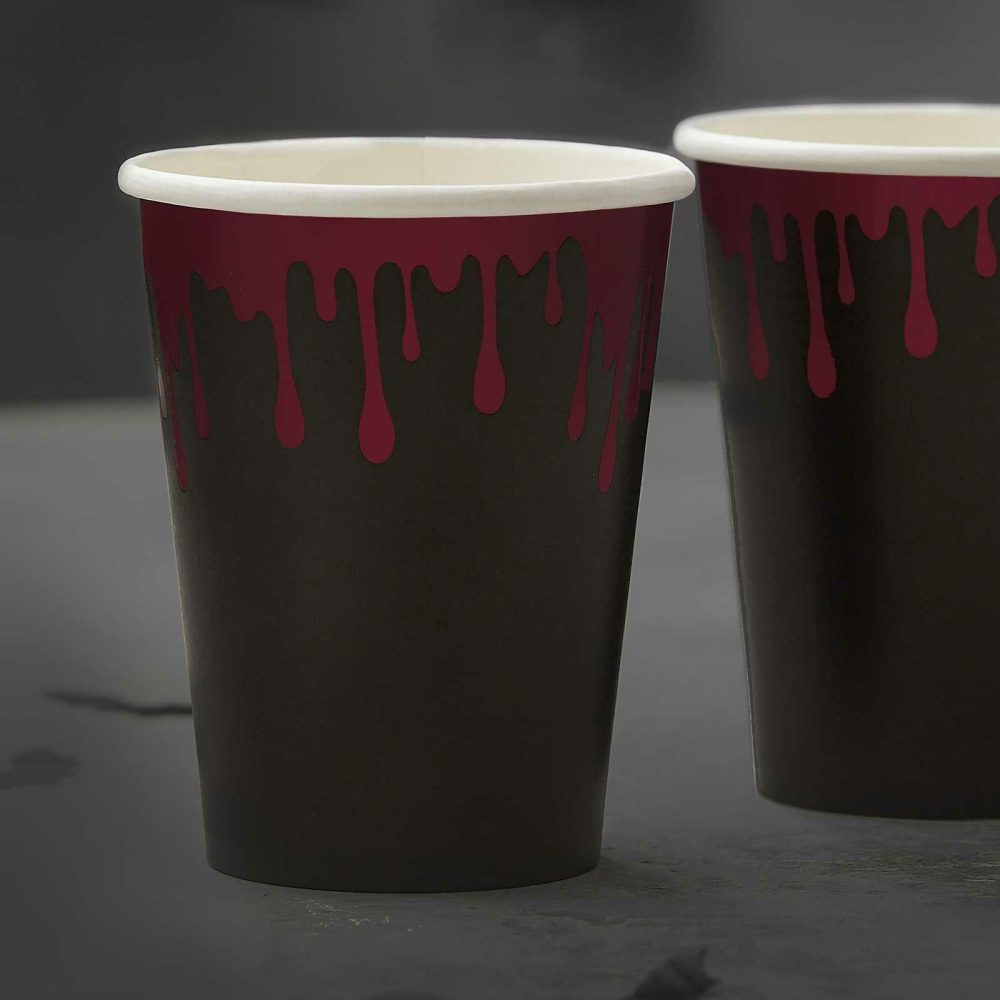 Paper Cups |   Blood Drip Halloween Party Paper Cups Paper Cups Paper Cups