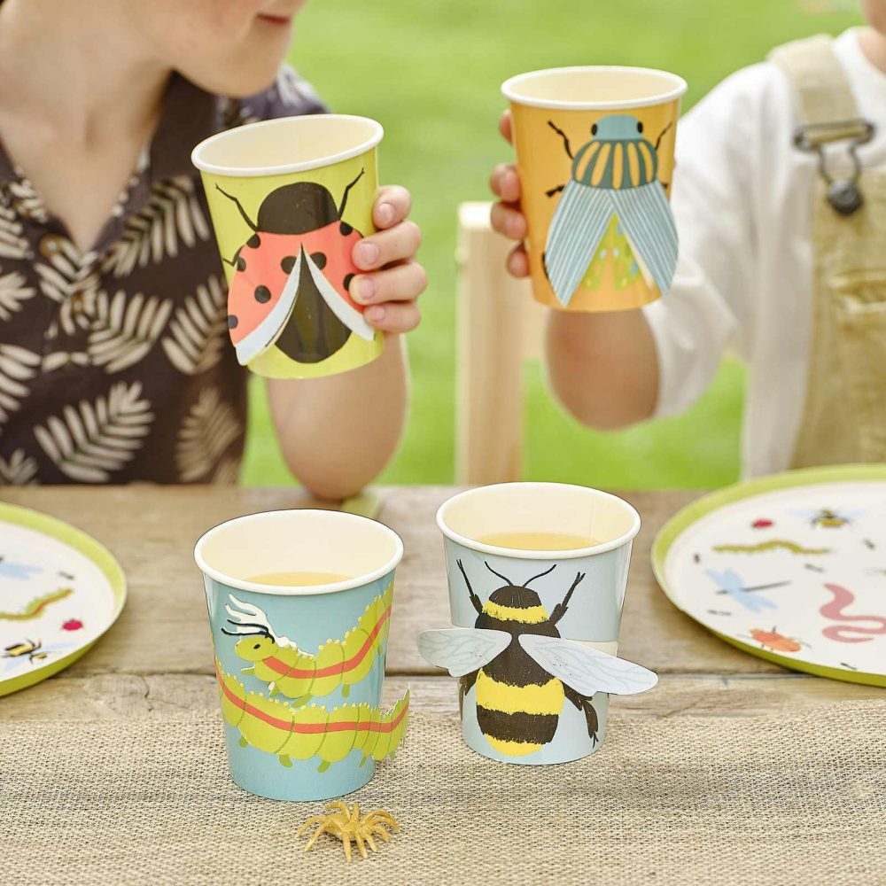 Paper Cups |   Bug Party Pop Out 3D Paper Cups Paper Cups Paper Cups