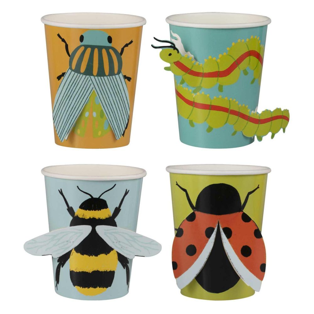 Paper Cups |   Bug Party Pop Out 3D Paper Cups Paper Cups Paper Cups