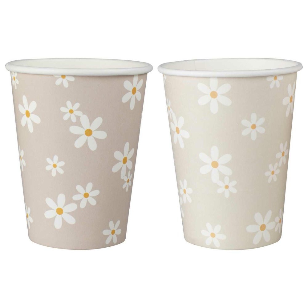 Paper Cups |   Daisy Floral Paper Cups Paper Cups Paper Cups