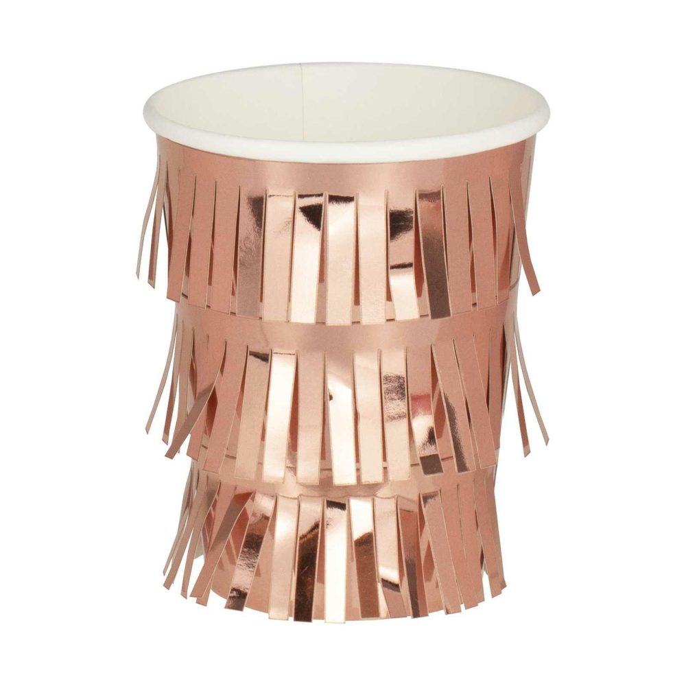 Paper Cups |   Fringe Rose Gold Paper Cups Paper Cups Paper Cups