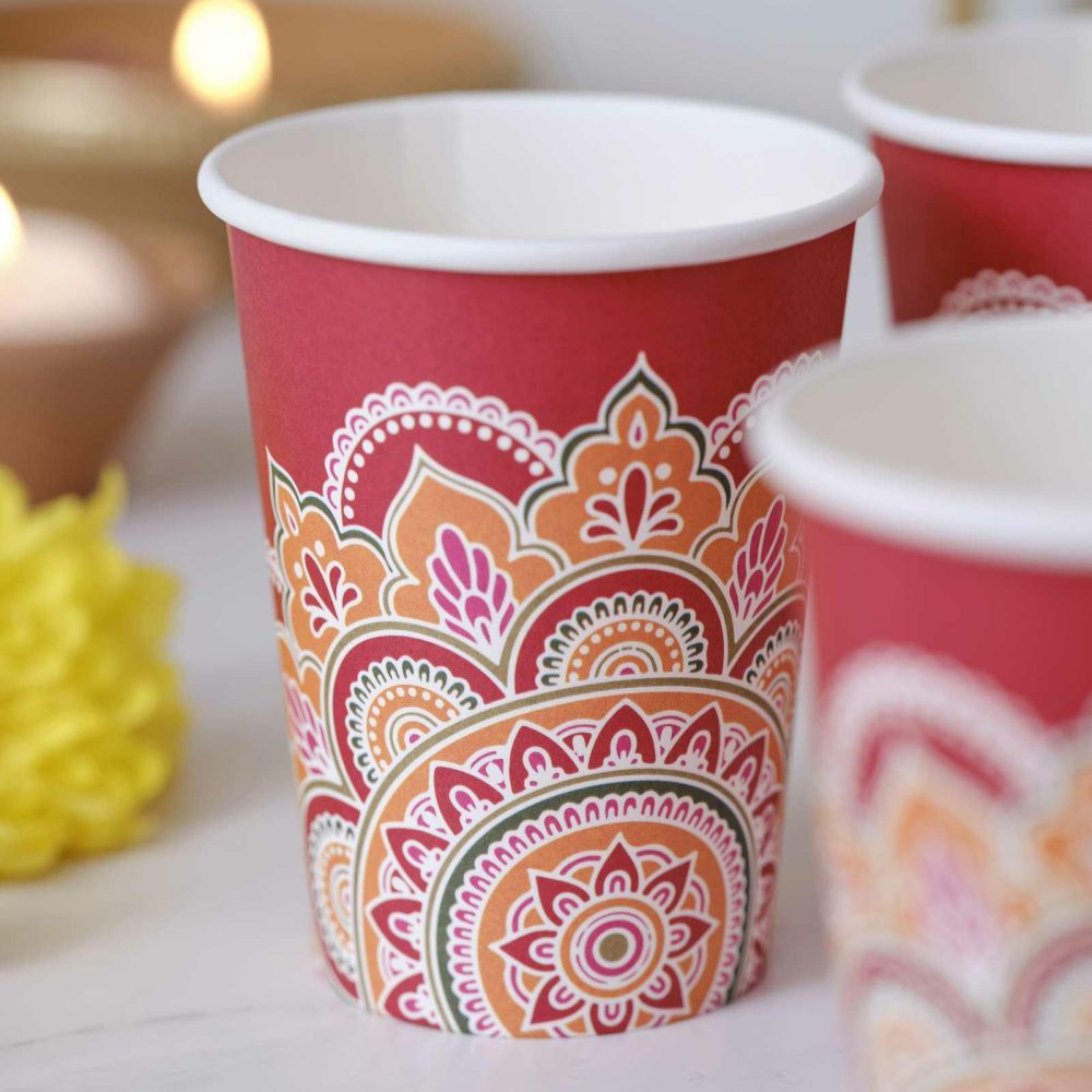 Paper Cups |   Multicoloured Paper Diwali Cups Paper Cups Paper Cups