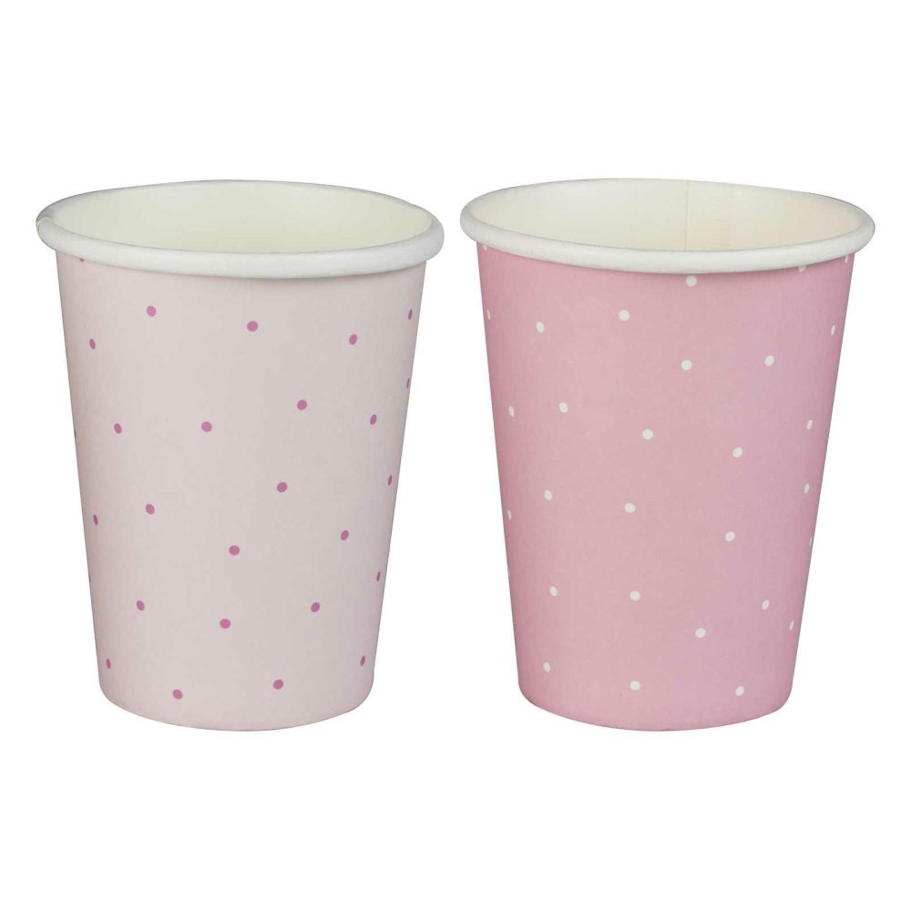 Paper Cups |   Pink Polka Dot Paper Cups Paper Cups Paper Cups