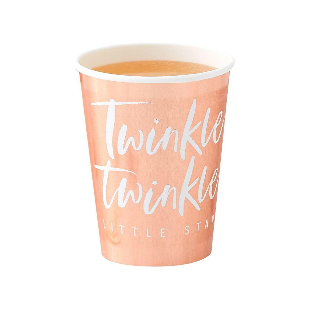 Paper Cups |   Rose Gold Foiled Paper Cups Paper Cups Paper Cups