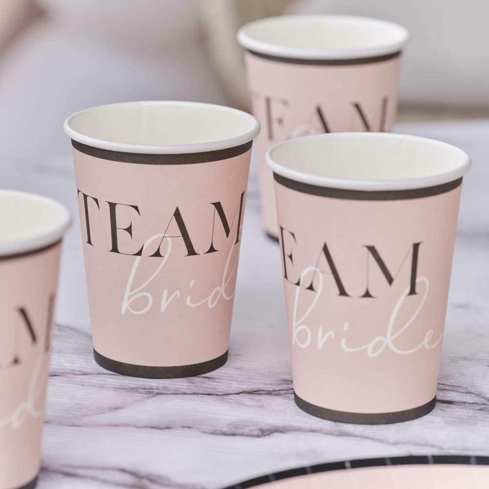 Paper Cups |   Team Bride Bachelorette Party Paper Cups Paper Cups Paper Cups