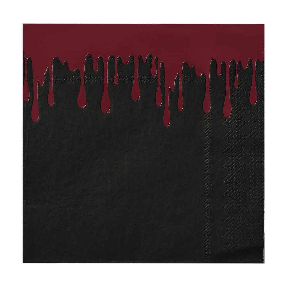 Paper Napkins |   Blood Splatter Halloween Party Paper Napkins Paper Napkins Paper Napkins