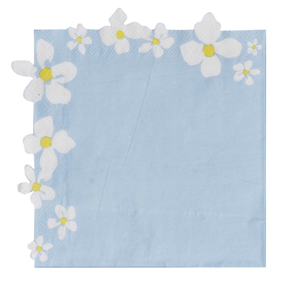 Paper Napkins |   Flower Edge Floral Napkins Paper Napkins Paper Napkins