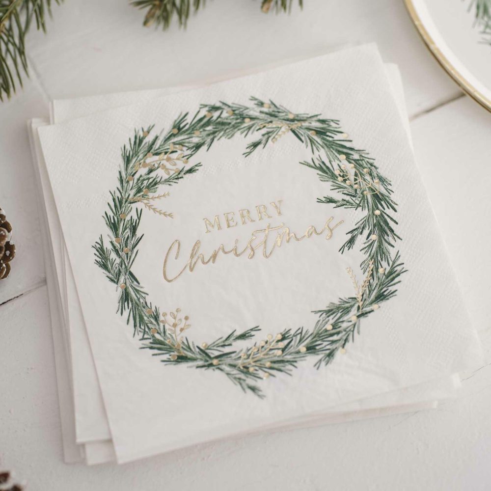 Paper Napkins |   Merry Christmas Paper Napkins Paper Napkins Paper Napkins