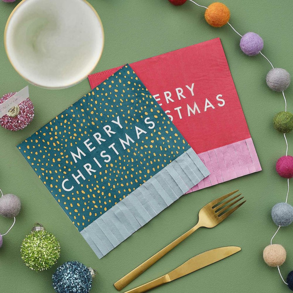 Paper Napkins |   Merry Christmas Paper Party Napkins Paper Napkins Paper Napkins