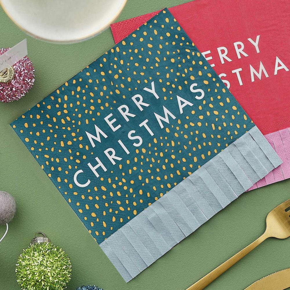 Paper Napkins |   Merry Christmas Paper Party Napkins Paper Napkins Paper Napkins