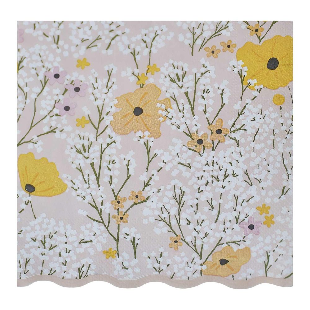 Paper Napkins |   Pink Floral Napkins Paper Napkins Paper Napkins