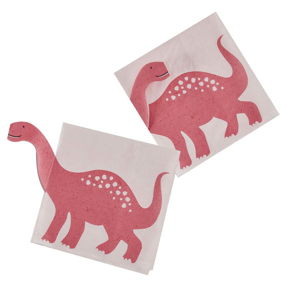 Paper Napkins |   Pink Pop Out Dinosaur Paper Napkin Paper Napkins Paper Napkins