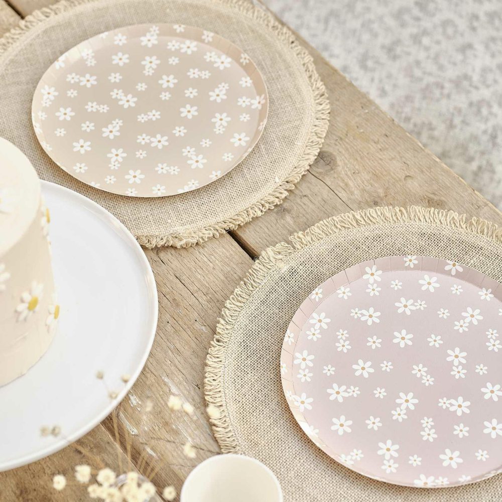 Paper Plates |   Daisy Floral Paper Plates Paper Plates Paper Plates