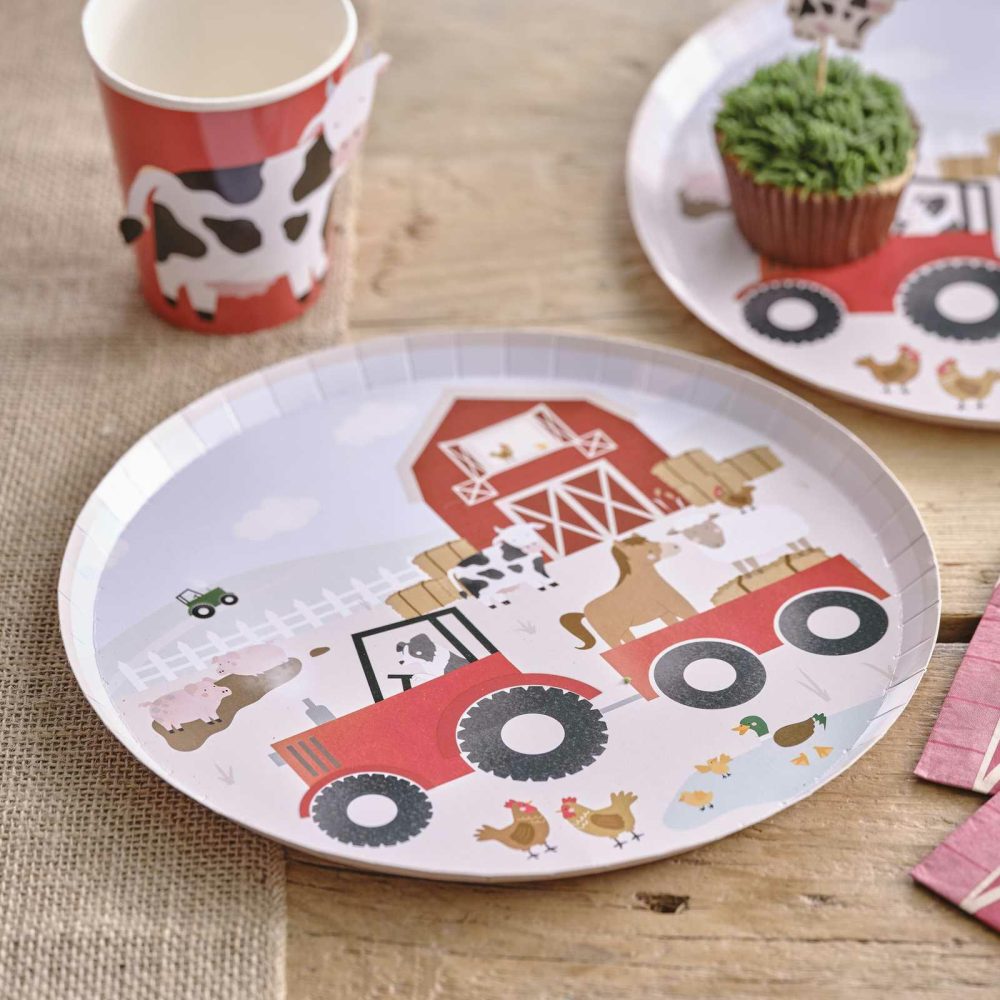 Paper Plates |   Farm Animals Paper Party Plates Paper Plates Paper Plates