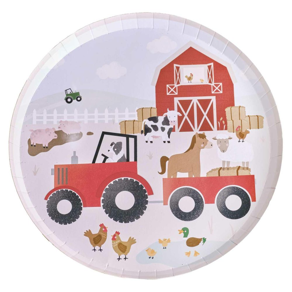 Paper Plates |   Farm Animals Paper Party Plates Paper Plates Paper Plates