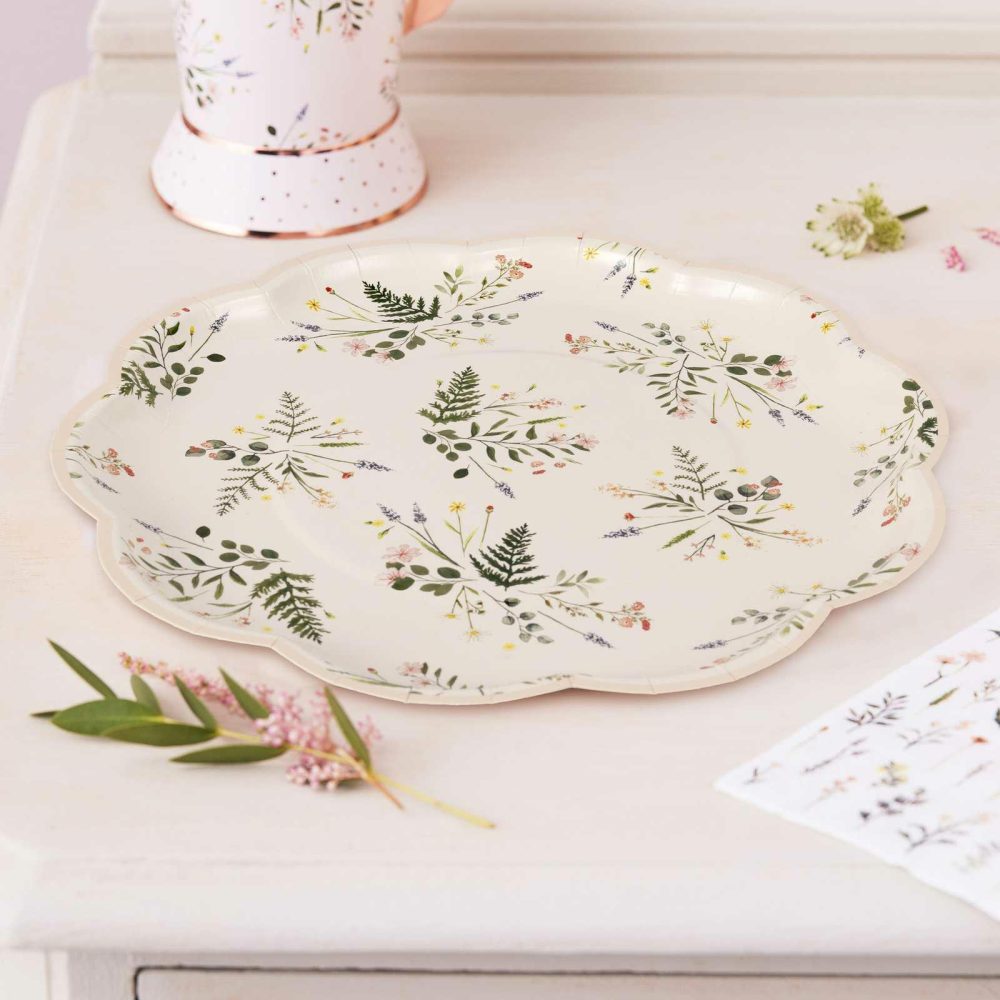 Paper Plates |   Floral Tea Party Paper Plates Paper Plates Paper Plates