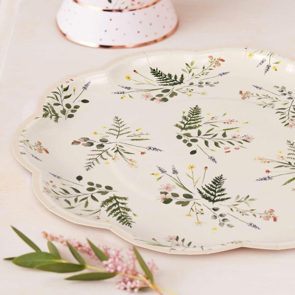 Paper Plates |   Floral Tea Party Paper Plates Paper Plates Paper Plates