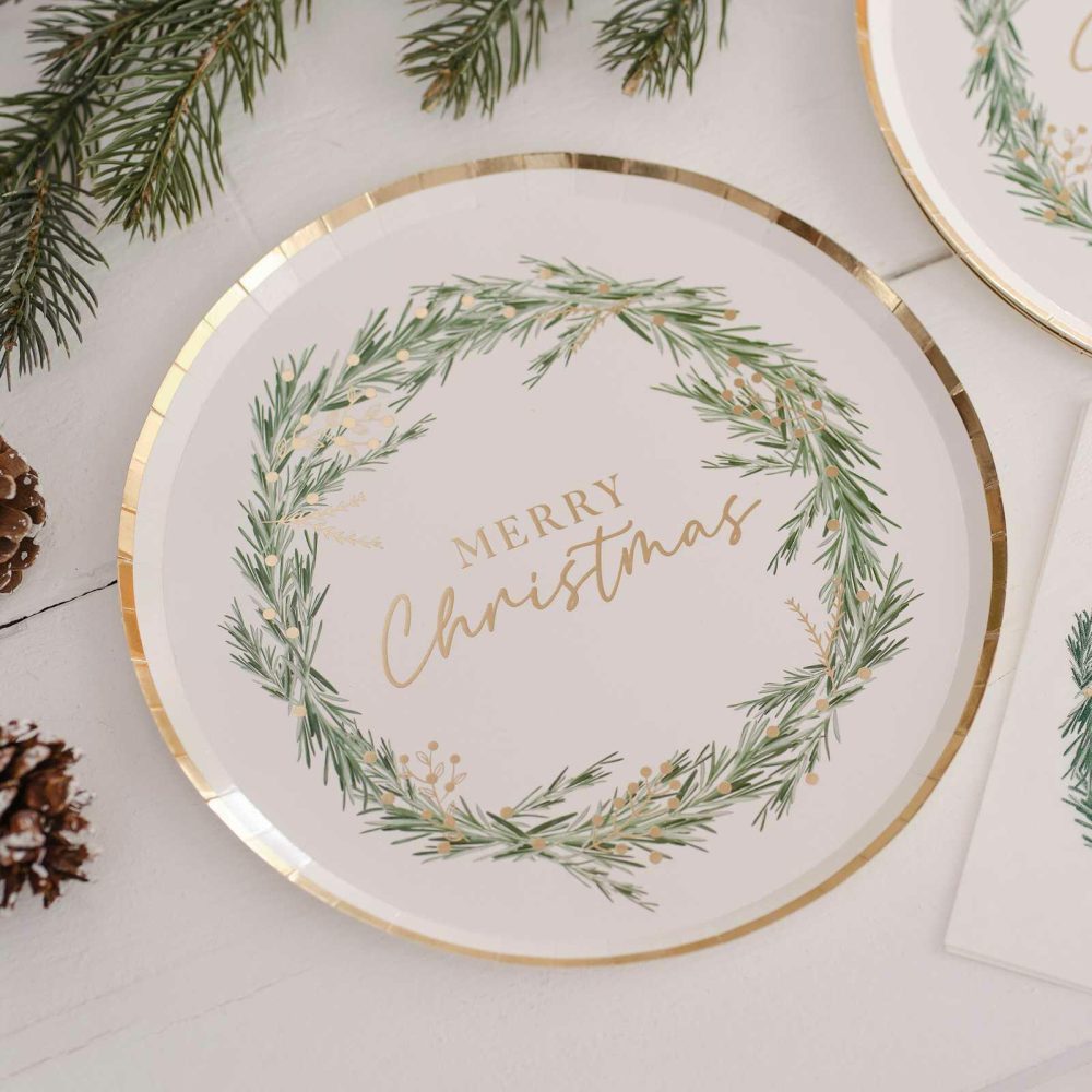 Paper Plates |   Merry Christmas Paper Plates Paper Plates Paper Plates