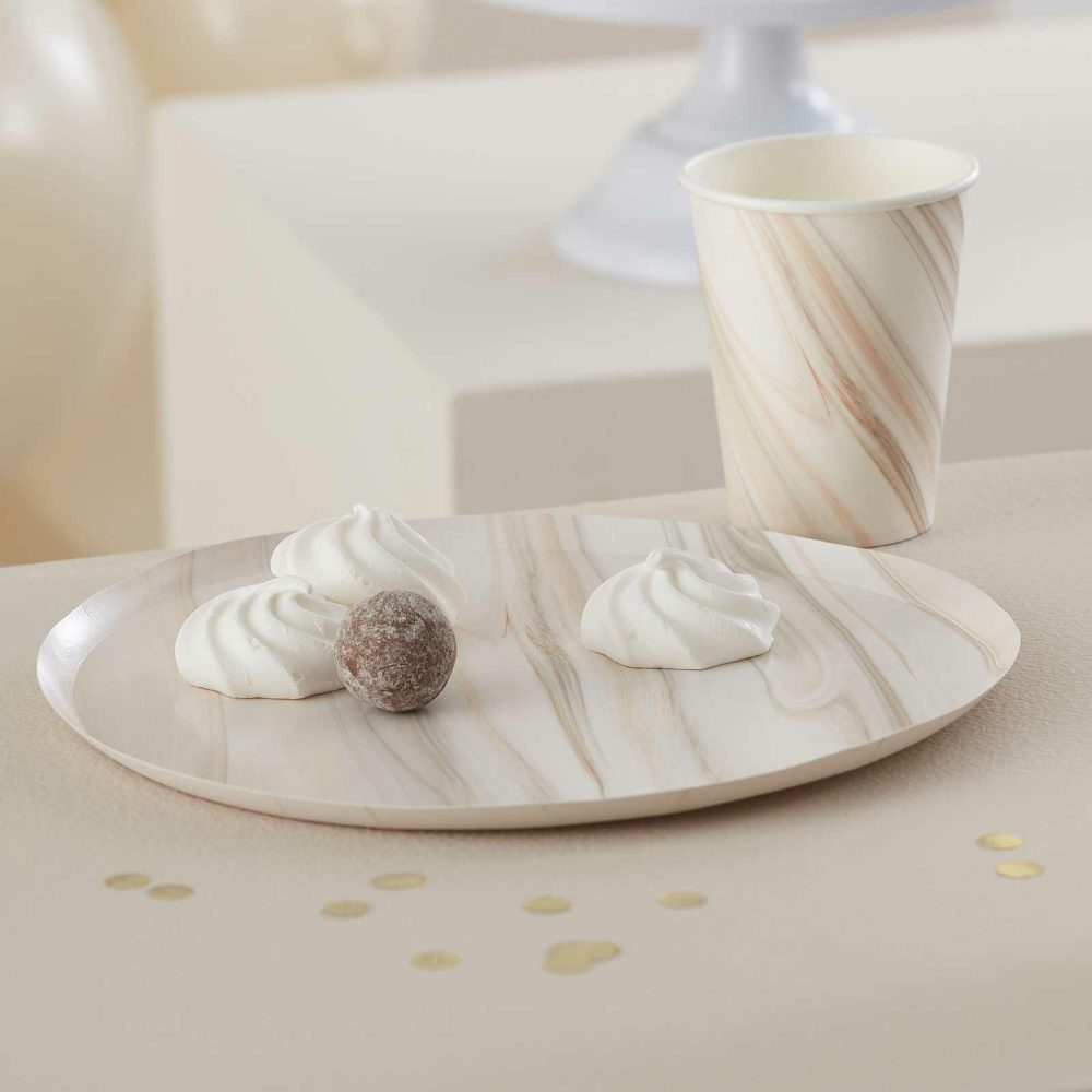 Paper Plates |   Natural Marble Paper Plates Paper Plates Paper Plates