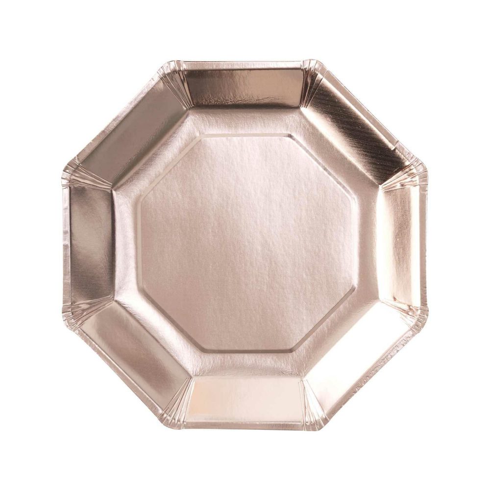 Paper Plates |   Rose Gold Paper Plates Paper Plates Paper Plates