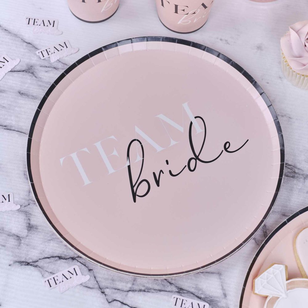 Paper Plates |   Team Bride Bachelorette Party Paper Plates Paper Plates Paper Plates