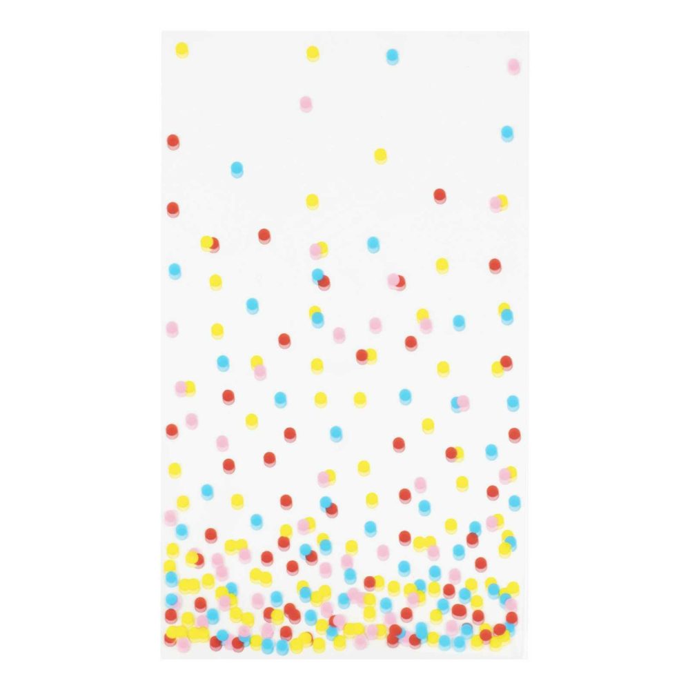 Party Bags & Boxes |   Clear Multicoloured Spot Lollipop Bags Party Accessories Party Bags & Boxes