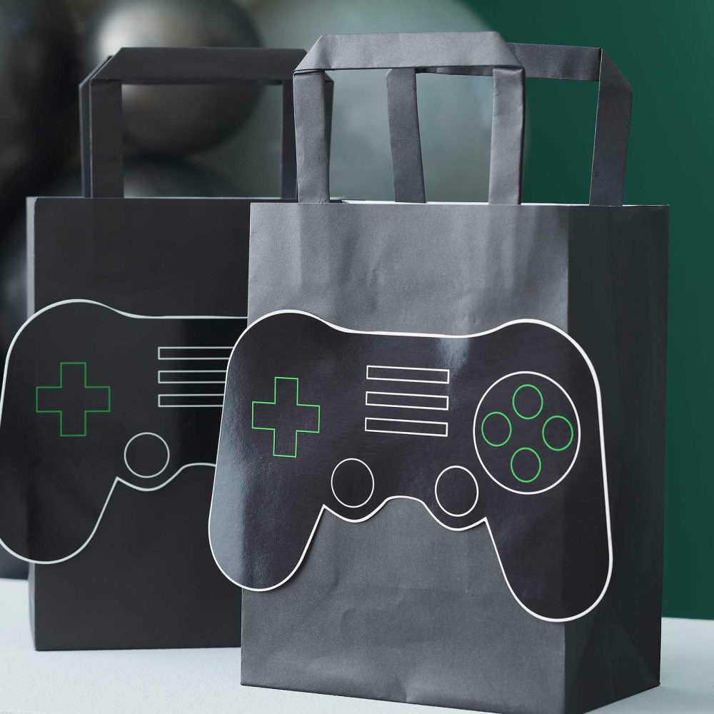 Party Bags & Boxes |   Eco Friendly Gamer Party Bags Party Accessories Party Bags & Boxes