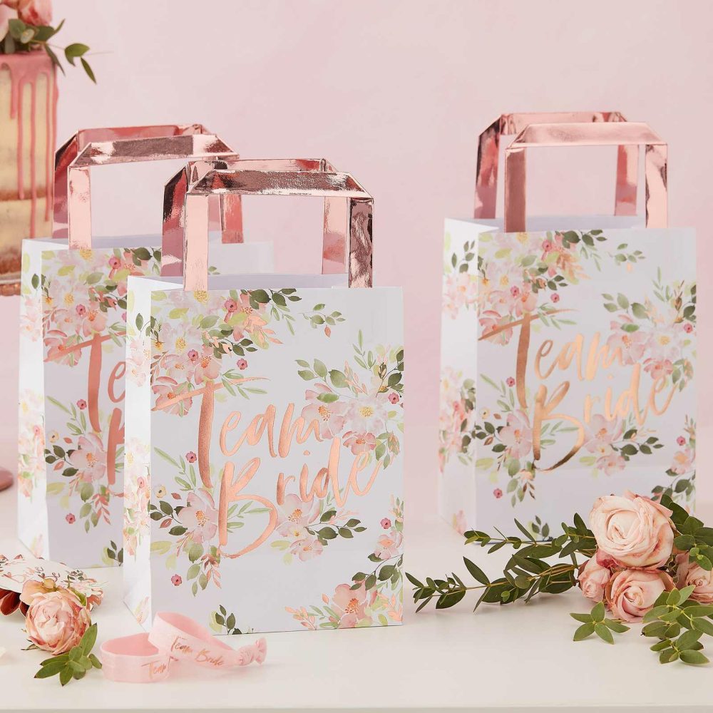 Party Bags & Boxes |   Floral Team Bride Bachelorette Party Bags Party Accessories Party Bags & Boxes