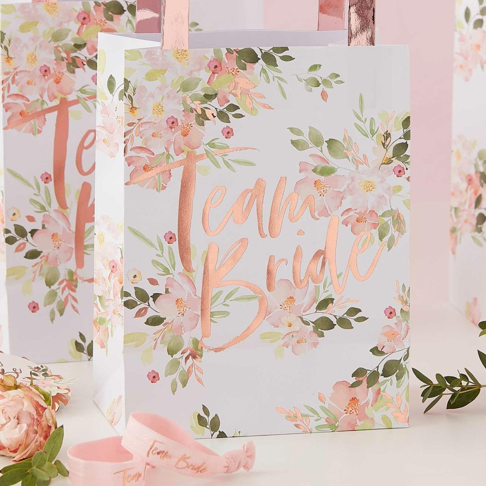 Party Bags & Boxes |   Floral Team Bride Bachelorette Party Bags Party Accessories Party Bags & Boxes