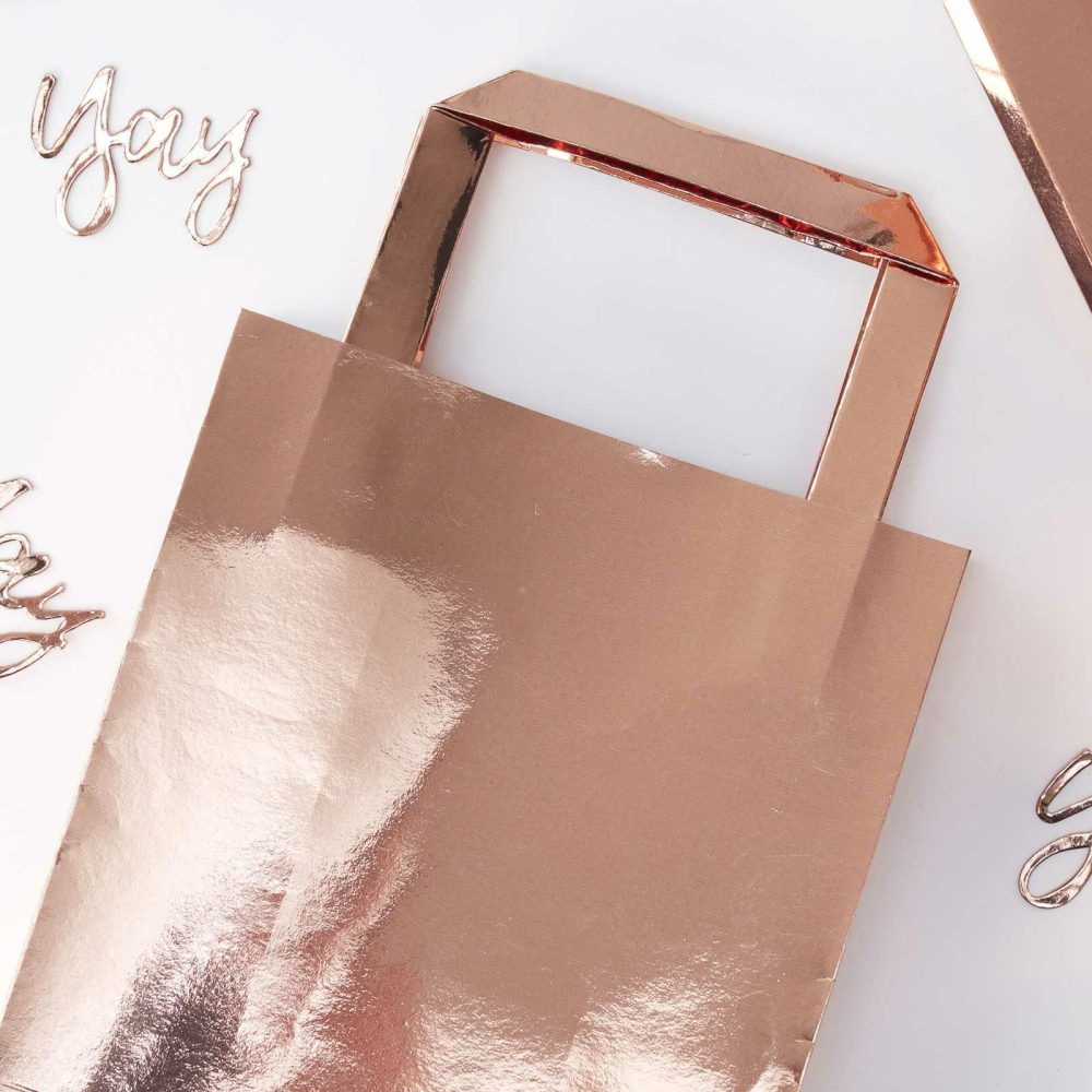 Party Bags & Boxes |   Rose Gold Party Bags Party Accessories Party Bags & Boxes