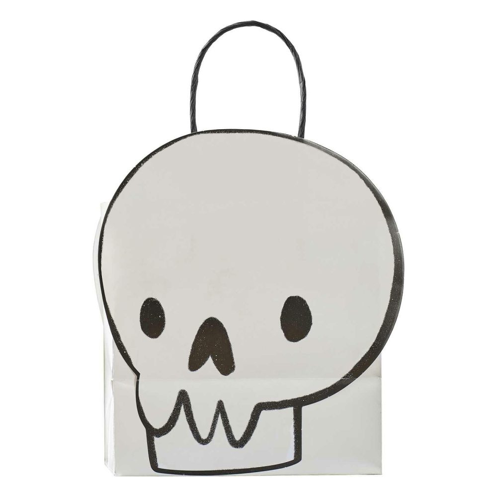 Party Bags & Boxes |   Skull Halloween Paper Party Bags Party Accessories Party Bags & Boxes