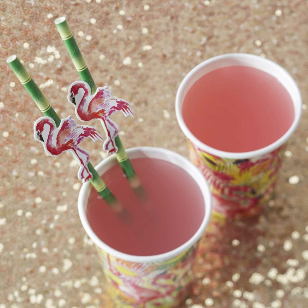 Party Straws |   Flamingo Paper Straws – Flamingo Fun Party Tableware Party Straws