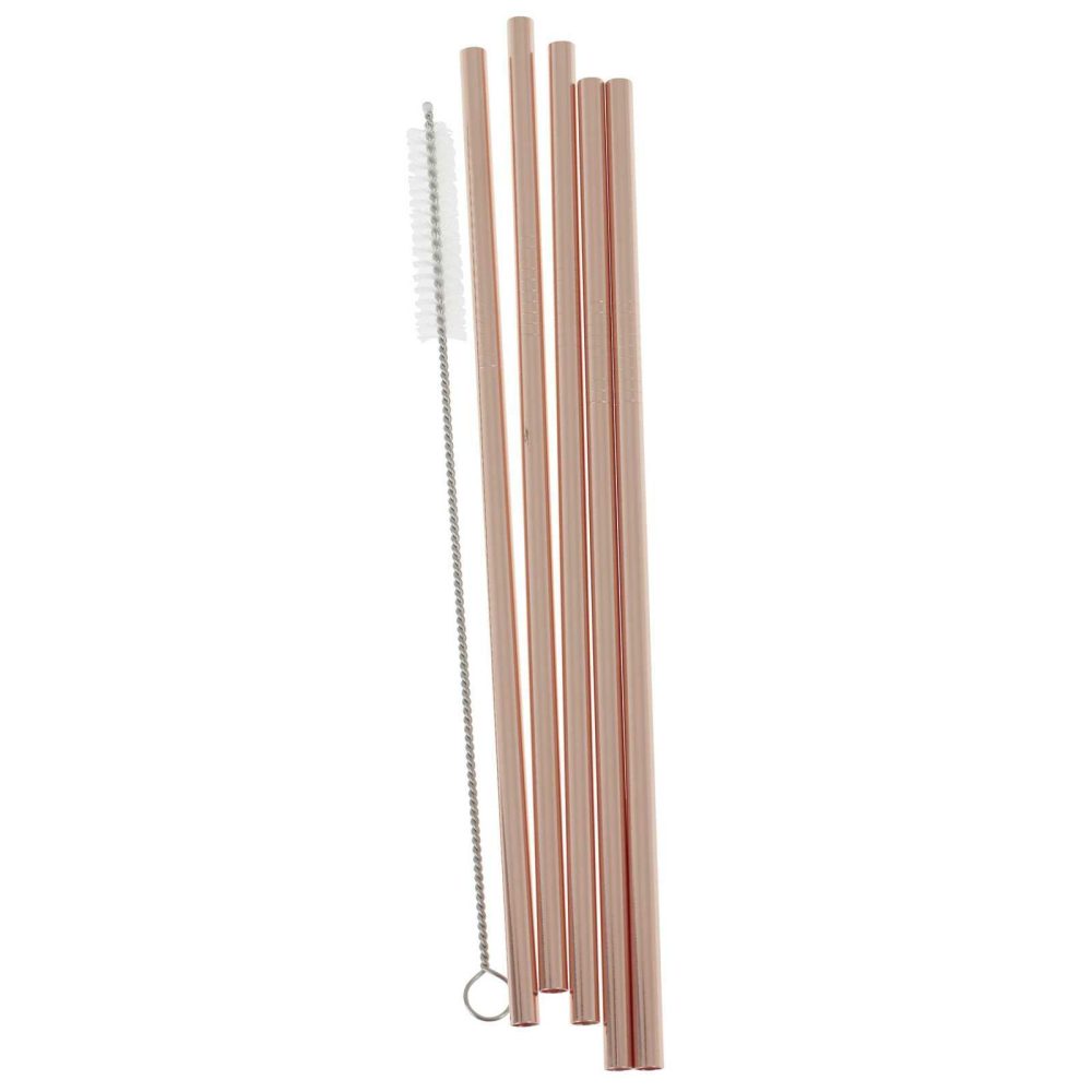 Party Straws |   Rose Gold Stainless Steel Straws Party Straws Party Straws