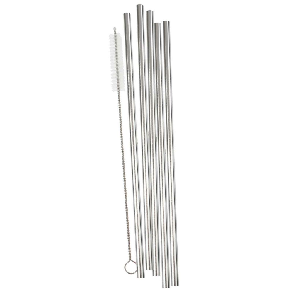 Party Straws |   Silver Stainless Steel Straws Party Straws Party Straws