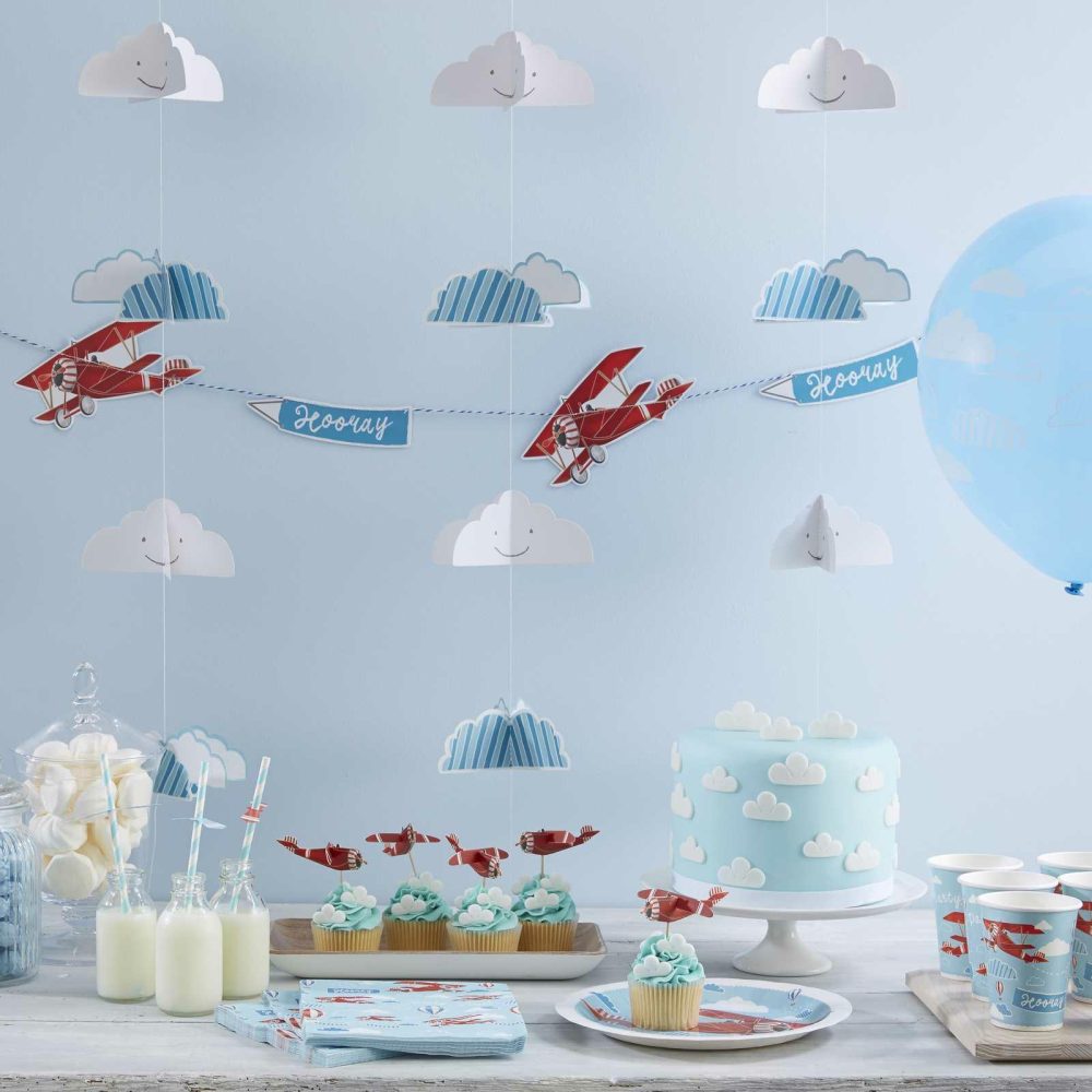 Photobooth & Games |   Plane Themed Photo Booth Props – Flying High Party Accessories Photobooth & Games