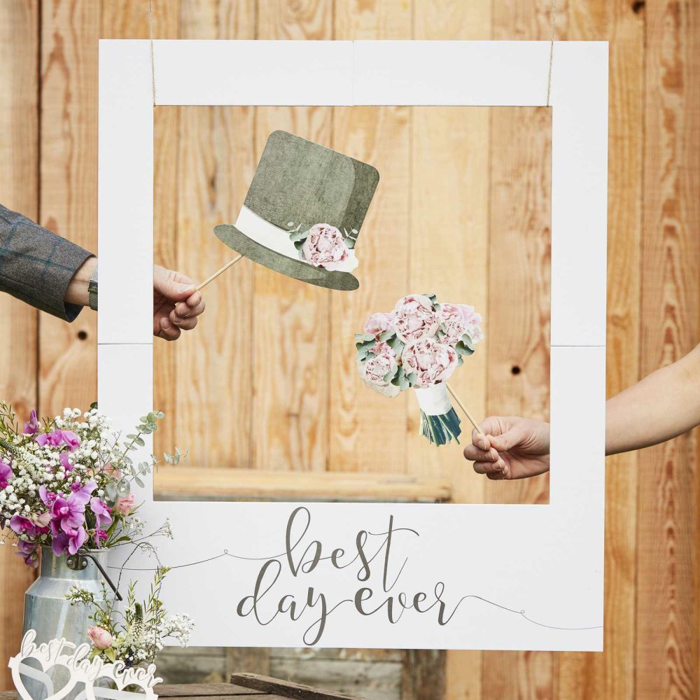 Photobooth Props & Games |   Best Day Ever Photo Booth Sign Photobooth Props & Games