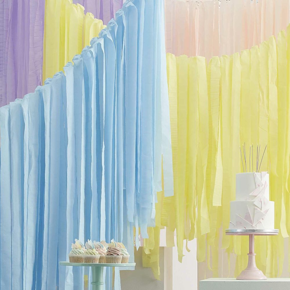 Room Decorations |   Pastel Streamer Ceiling Decoration Party Decorations Room Decorations