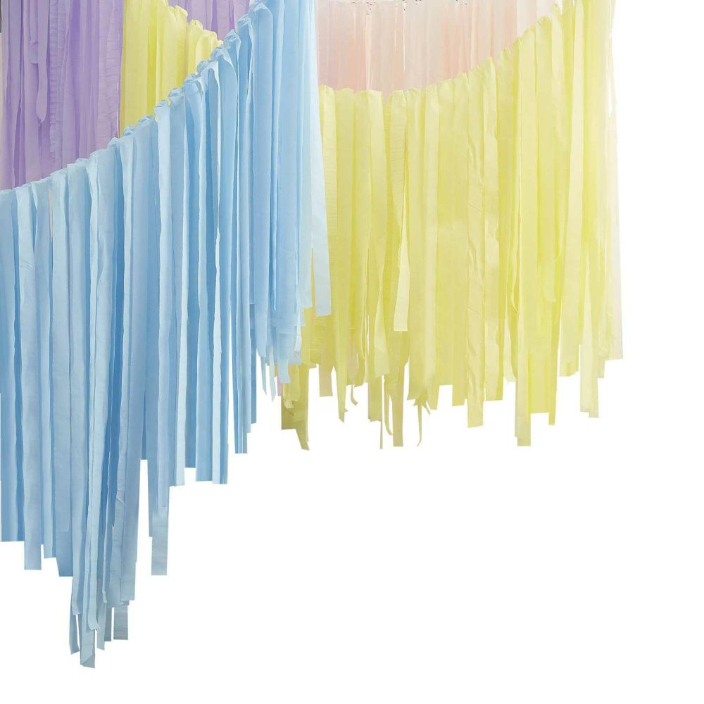 Room Decorations |   Pastel Streamer Ceiling Decoration Party Decorations Room Decorations