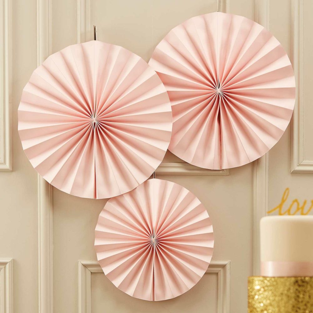 Room Decorations |   Pink Pinwheel Paper Fan Decorations Hanging Decorations Hanging Decorations