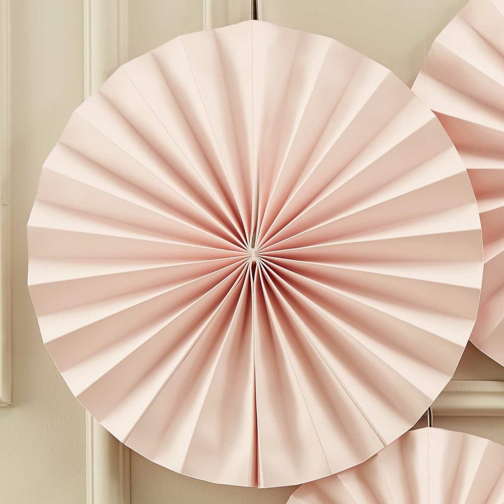 Room Decorations |   Pink Pinwheel Paper Fan Decorations Hanging Decorations Hanging Decorations