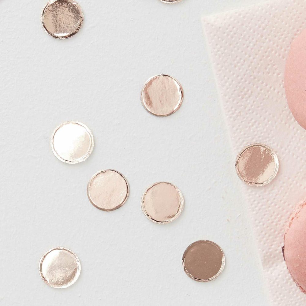 Table Confetti |   Rose Gold Party Confetti Party Decorations Table Confetti